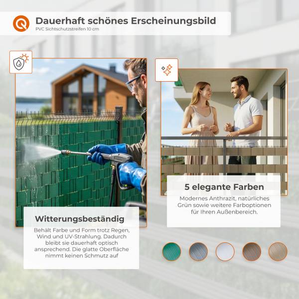 Sichtschutzstreifen 200-06 Graphit