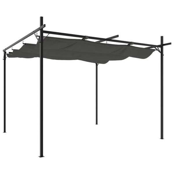 Pergola 3033358 Anthracite - Profondeur : 295 cm