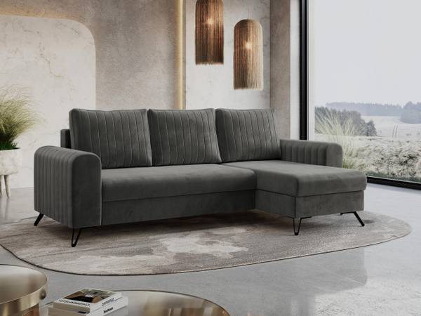 Ecksofa AXEL L Grau