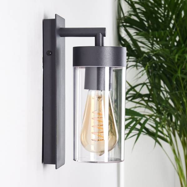 Außenwandleuchte Busco Metall - 25 x 20 x 30 cm