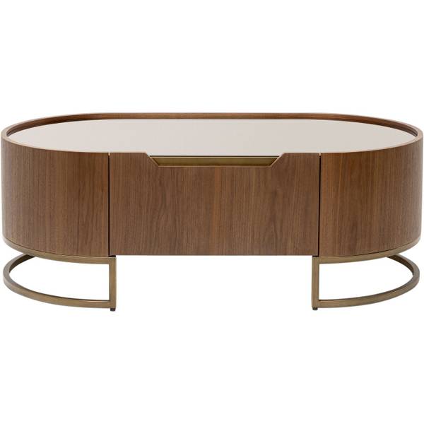 Couchtisch Giorgio Braun - Farbglas - 130 x 45 x 70 cm