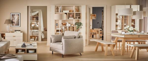 1-türiger Kleiderschrank 4 YOU FRESH Braun