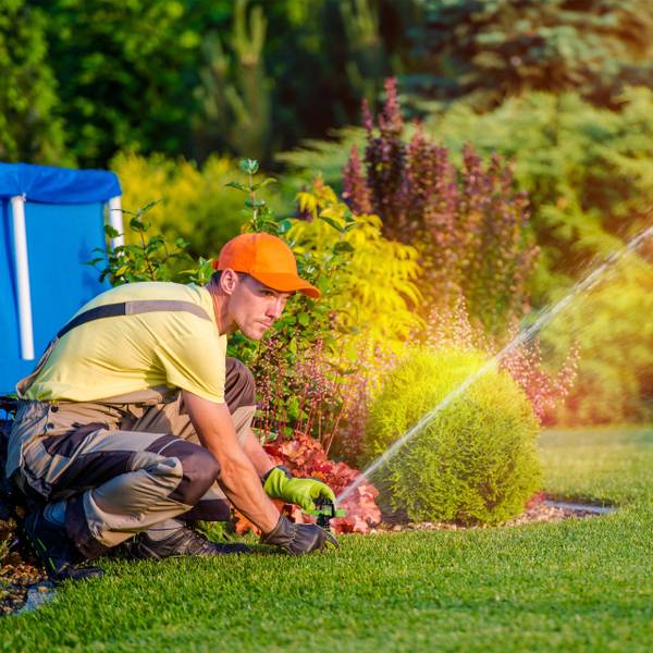 Impulsregner Garten 3er Set Schwarz - Grün - Kunststoff - 13 x 31 x 6 cm