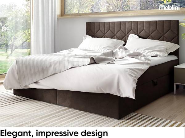 Boxspringbett BRUGES H3 Braun