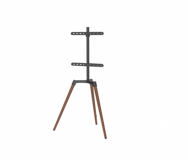 TV-Stand LUMFS19-44F-01_ZWART Schwarz - Stahl - 77 x 135 x 50 cm