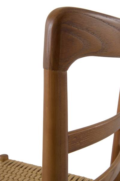 Stoelen 11593 set van 4 bruin - massief hout - 51 x 83 x 44 cm