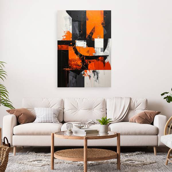 Wandbild Formen 70 x 100 cm
