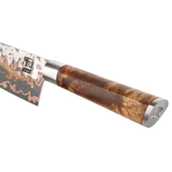 Santoku Messer MysticMagma Braun - Massivholz - 1 x 1 x 31 cm
