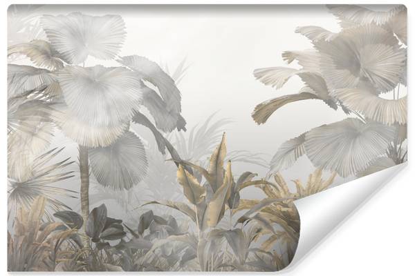 Fototapete tropische PFLANZEN Retro Stil 400 x 280 x 280 cm