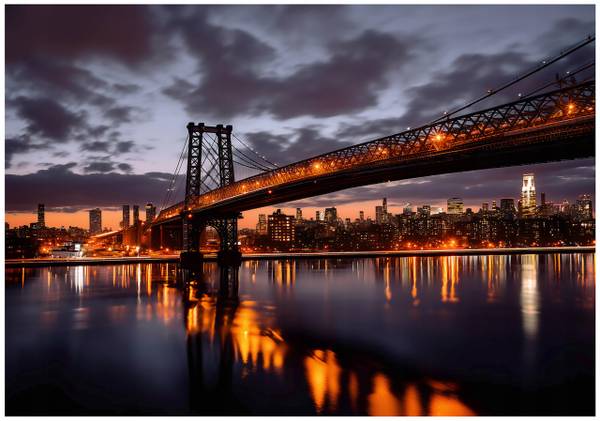 Fototapete Brücke 150 x 105 cm