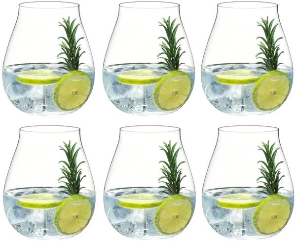 O Wine 6er Set Naturfaser - 2 x 13 x 11 cm