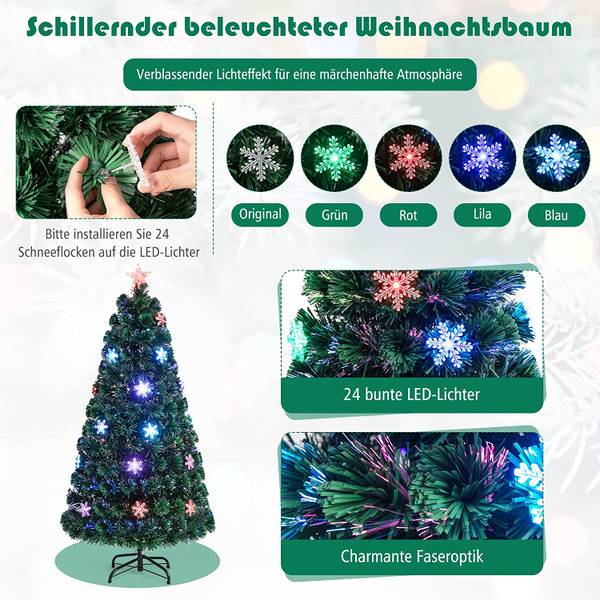 150cm LED Knstlicher Weihnachtsbaum kaufen | home24