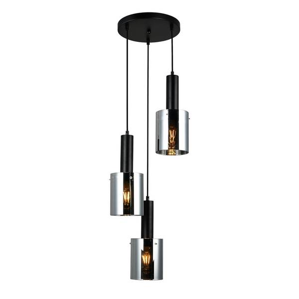 Anhänger Modern Grau - Metall - 33 x 127 x 33 cm