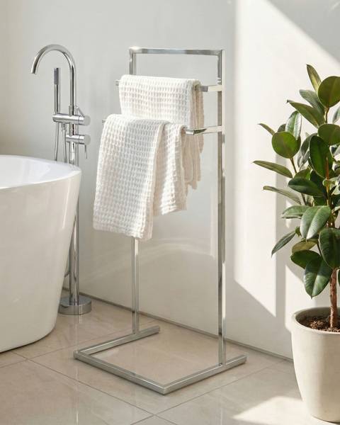 Handtuchständer MELINCUE Silber - Metall - 40 x 87 x 35 cm
