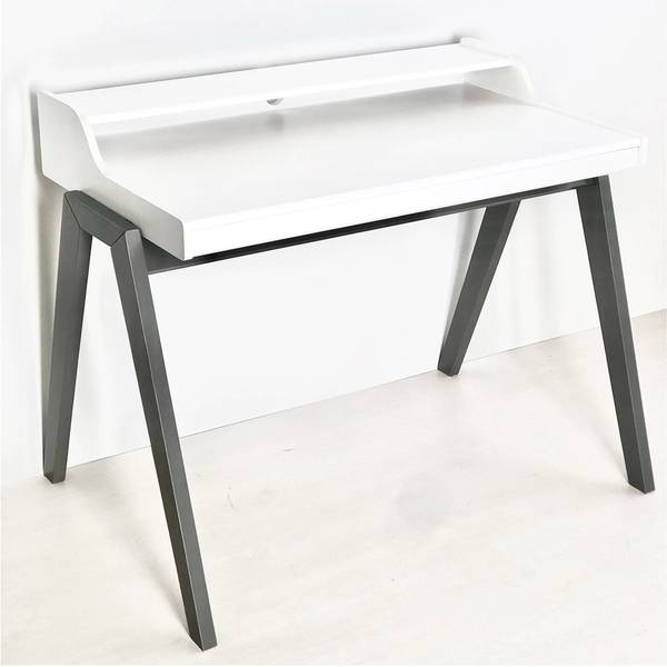 Schreibtisch WH13700 Weiß - Massivholz - 75 x 86 x 110 cm