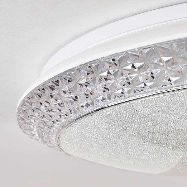 Deckenleuchte Venice Weiß - Metall - 60 x 30 x 60 cm