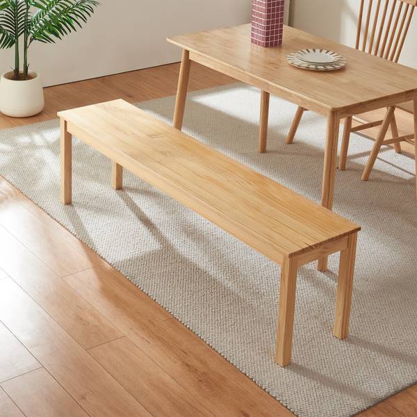 Banc de salle à manger Trerunulu Pin - Profondeur : 140 cm