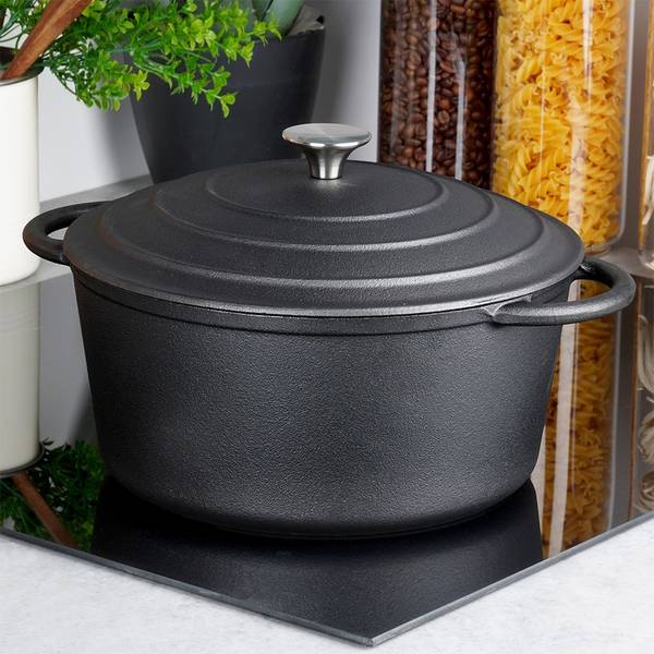 Topf 199075 Schwarz - Metall - 26 x 12 x 33 cm