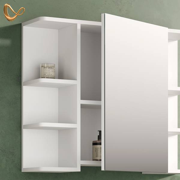 Badspiegelschrank Fucino 52476 Weiß