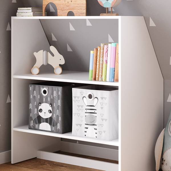 Kinderregal  37019 Weiß - Holzwerkstoff - 90 x 100 x 50 cm