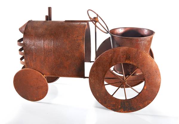 Blumenständer TRACTORPLANT Braun - Metall - 16 x 25 x 40 cm