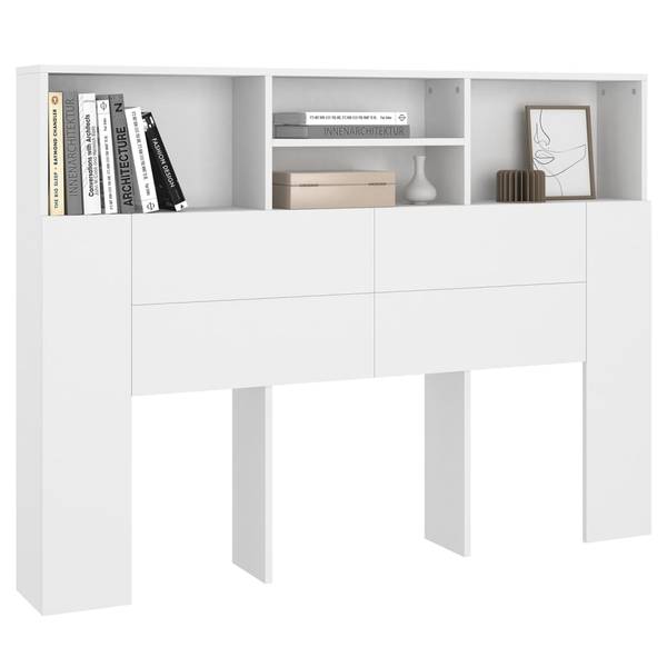 Kopfteil Schrank 3013697 Weiß - 140 x 103 x 19 cm