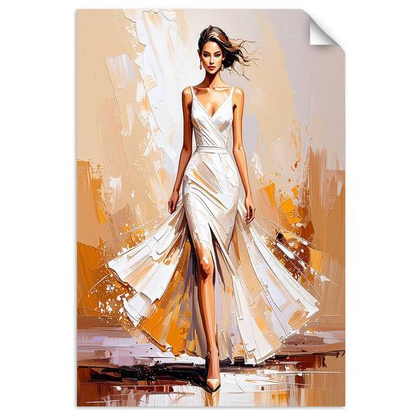 Wandsticker Frau 70 x 100 cm