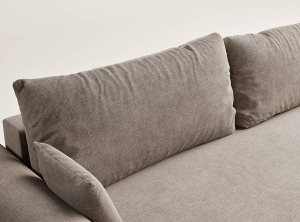 Sofa mit Schlaffunktion Toluca Graubraun