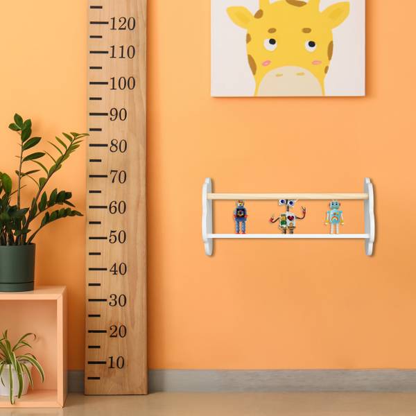 Bücherregal Kinder Wolke 3er Set Braun - Weiß - Holzwerkstoff - 50 x 24 x 18 cm