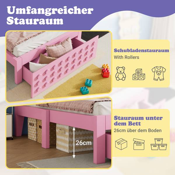 Kinderbett ｜K-332 210 x 95 cm