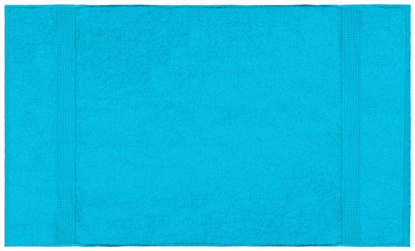 Badetuch türkis 100x150 cm Frottee Türkis - Frottee - 100 x 1 x 150 cm