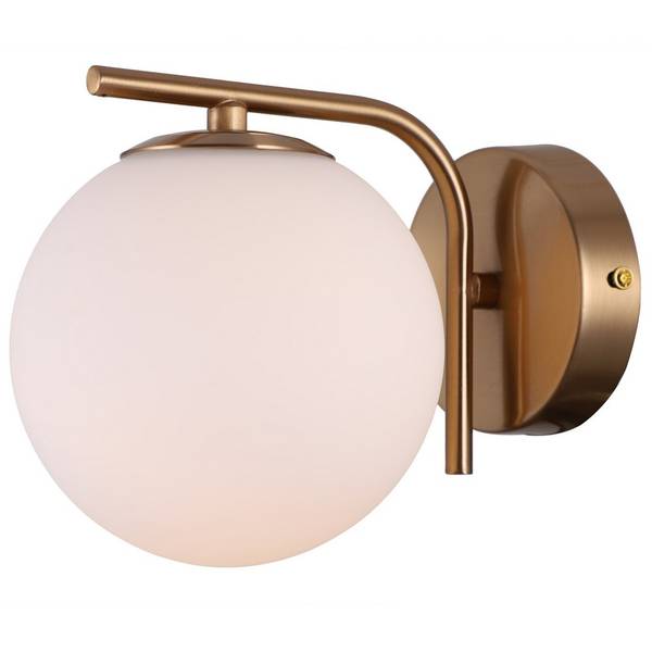 Wandleuchte Modern Gold - Metall - 19 x 17 x 15 cm