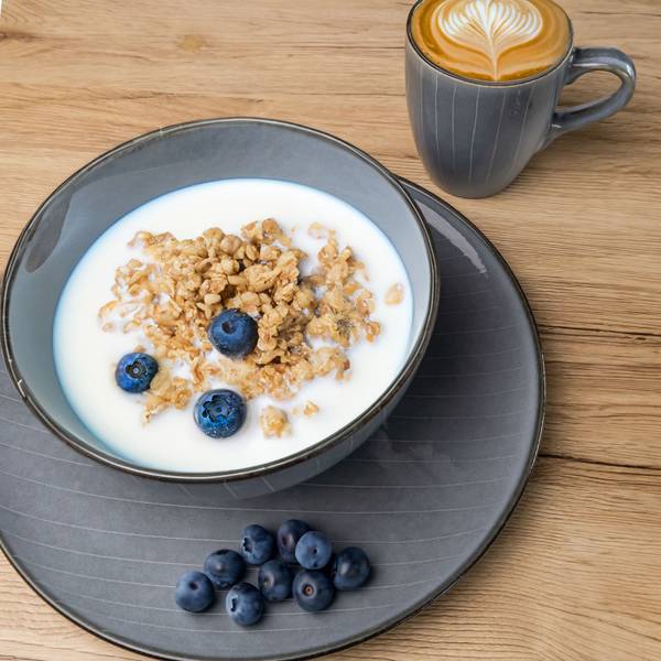 12-teiliges Geschirrset in Grau Grau - Keramik - 30 x 29 x 45 cm