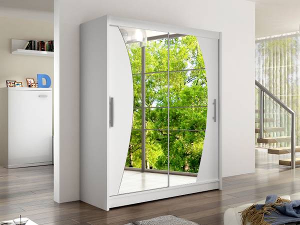 Kleiderschrank Westa 10 Weiß