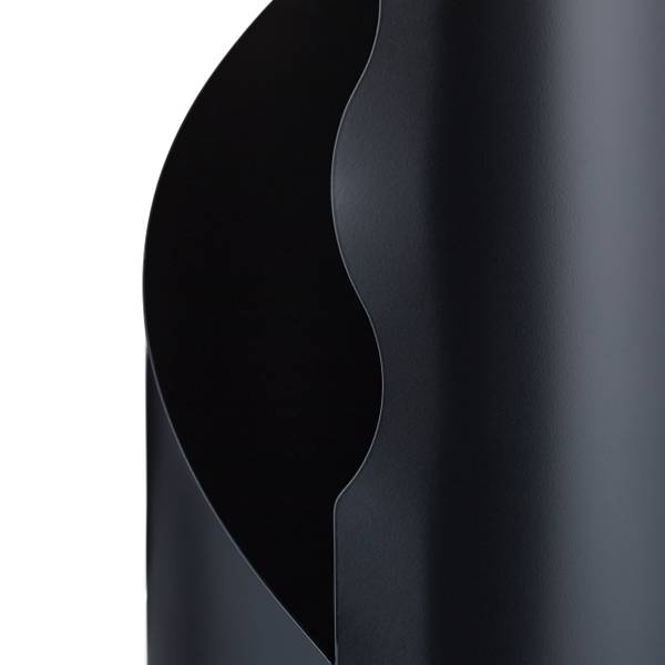 Serviteur de cheminée 4 pièces Noir - Acier - 20 x 57 x 20 cm