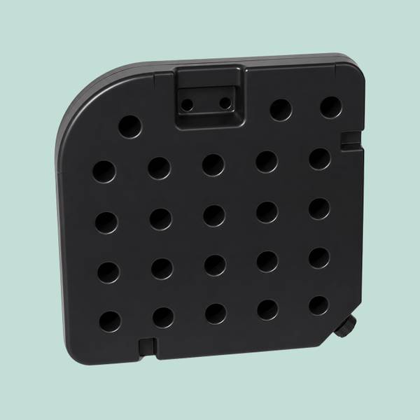 Contrepoids pour pied en croix, lot de 4 Noir - Fer - 50 x 8 x 50 cm