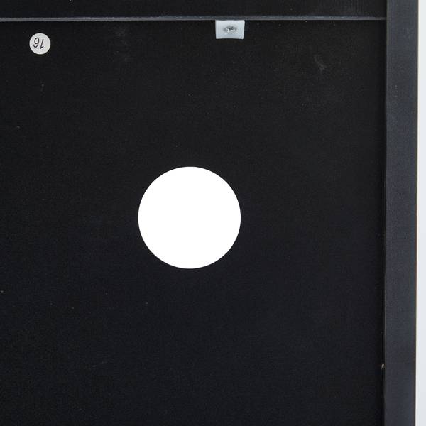 Vitrinekast Ourea Ⅲ wit - plaatmateriaal op houtbasis - glas - metaal - 30 x 200 x 80 cm