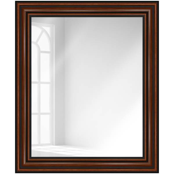 Wandspiegel H017 Nussbaum Dekor - 70 x 90 cm