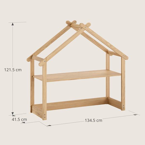 Kinder Schreibtisch Haus MAISON Hellbeige