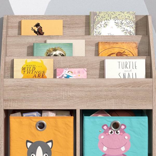 Kinderregal Luigi 37023 Braun - Holzwerkstoff - 72 x 79 x 31 cm