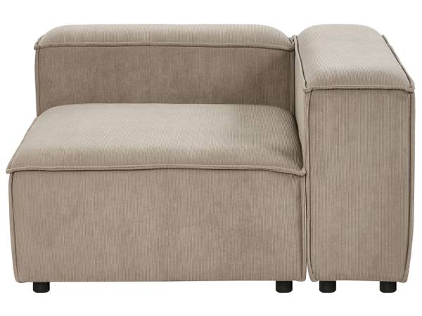 Modulaire bank ARDAL 3-delig zwart - bruin - lichtbruin - 328 x 120 cm - bamboe