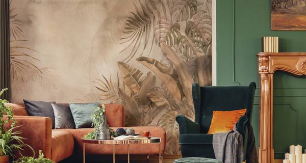 Vlies-Fotobehang BLADEREN Bananenplant 400 x 280 x 280 cm