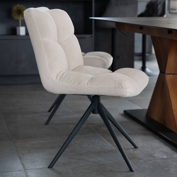 Esszimmerstuhl NODA - 6er Set Creme