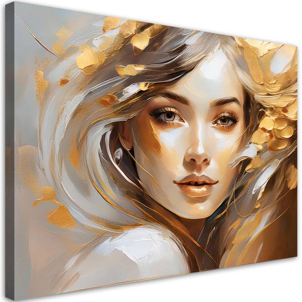 Wandbild glamour-frau acryl 100 x 70 cm