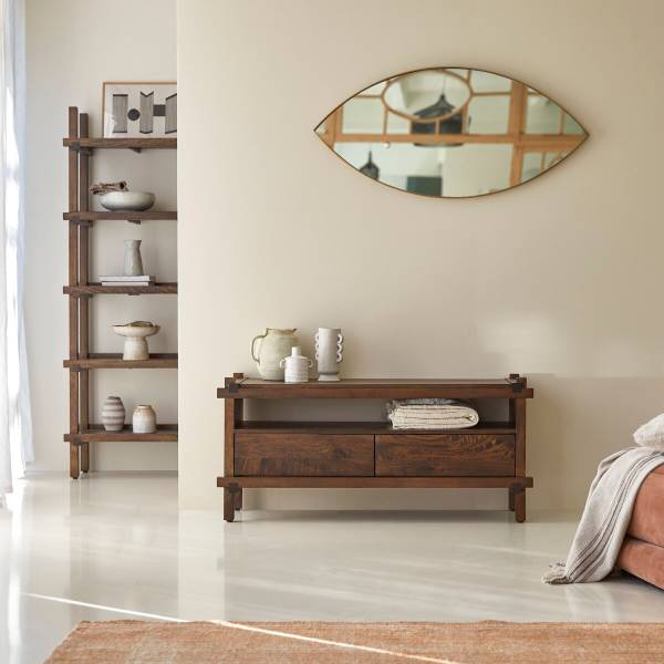 TV-Schrank Arko Braun - Mango - 121 x 56 x 40 cm
