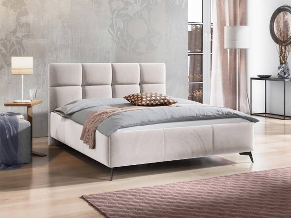 Polsterbett Genua Beige - Liegefläche Breite: 160 cm