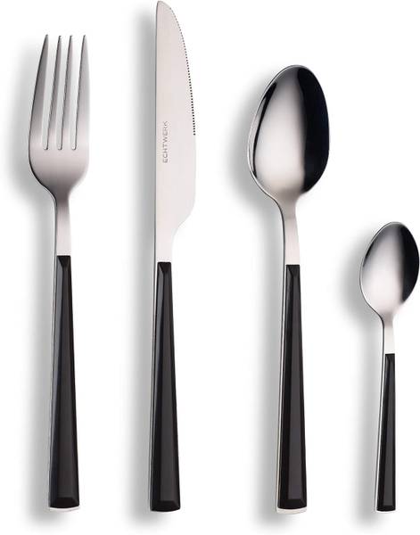 BASIC Besteck Set EW-KB-9005 16-tlg Schwarz - 4er Set
