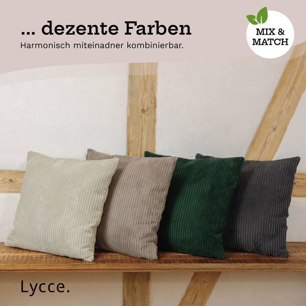 Kissenbezüge Sofia 2er Set Beige