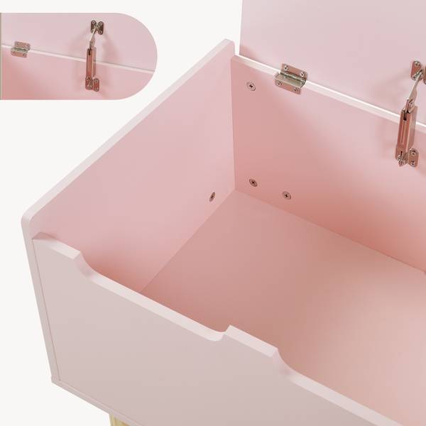 Spielzeugkiste Virer Pink - Kiefer - 60 x 45 x 40 cm