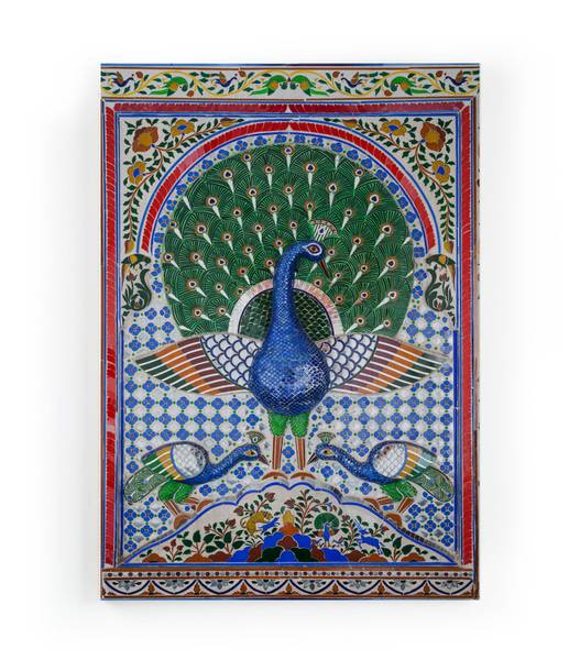 Leinwand 60x40 Pfau Polyester - 3 x 60 x 40 cm